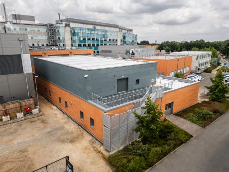 Peterborough-Hospital-modular modular ward exterior at Peterborough Hospital
