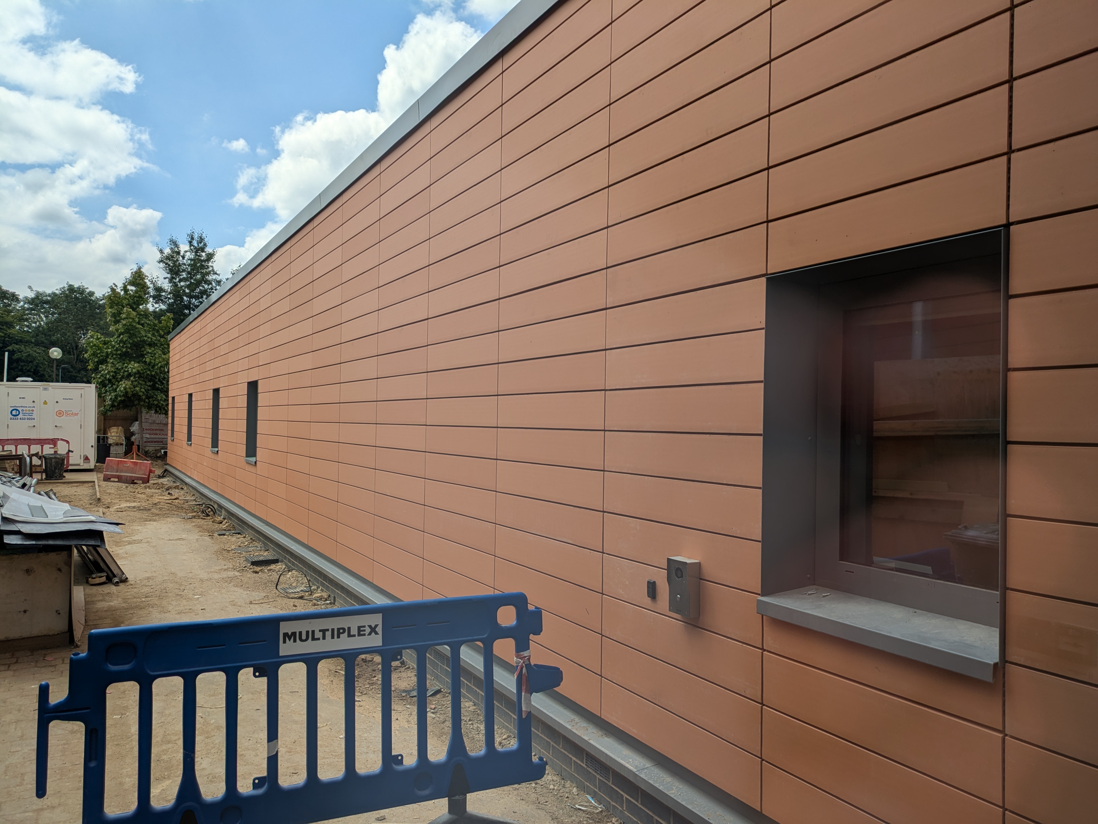 peterborough2 modular ward exterior at Peterborough hospital